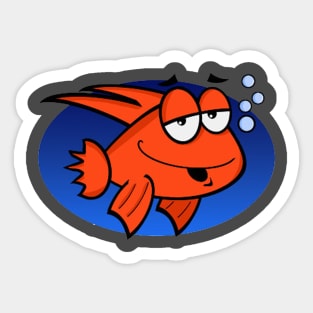 Funny Fish Sticker